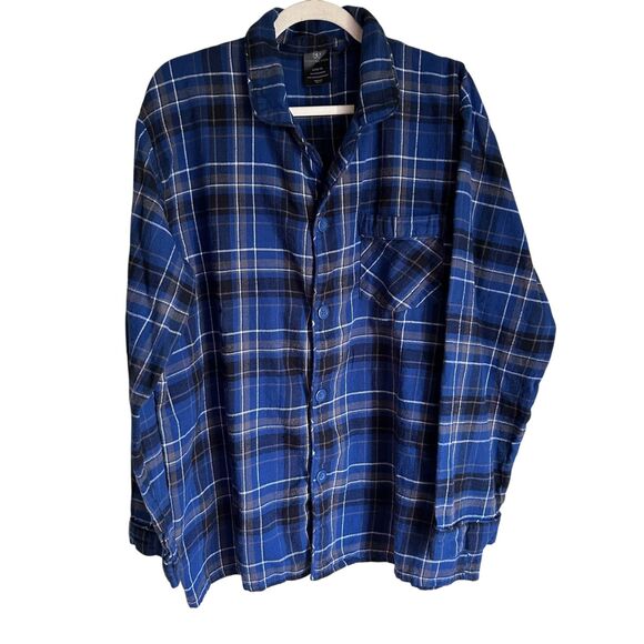 Lot of 3 Covington Flannel Pajama Tops Men’s Size Large (42–44) Cotton - Picture 2 of 11